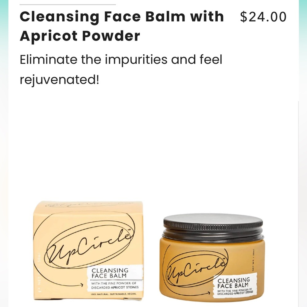 Up Circle Cleansing Face Balm *Organic*